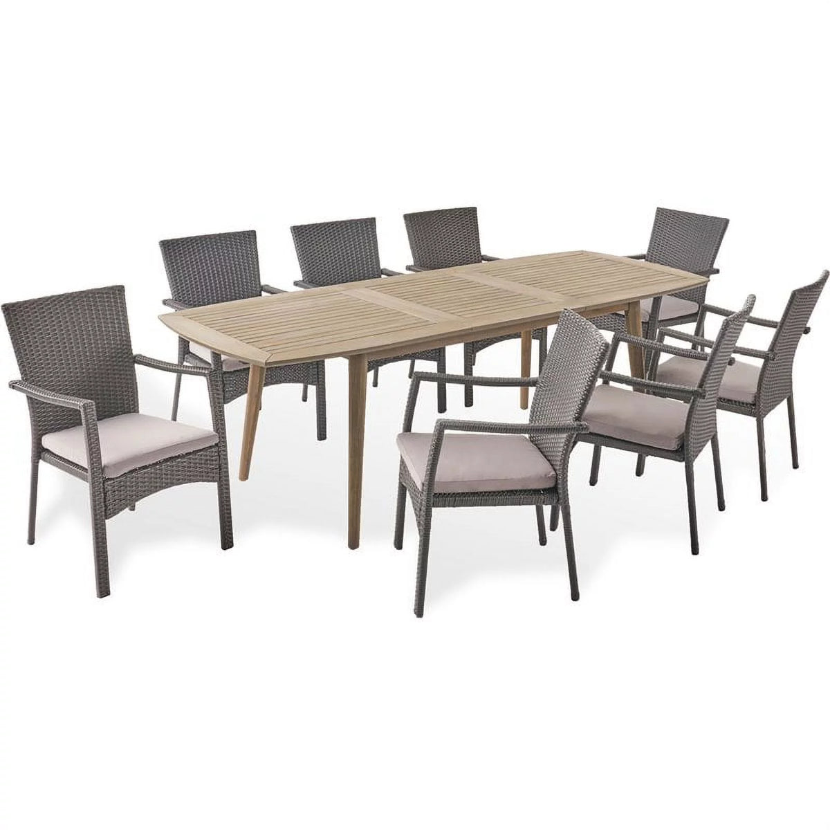 Wooden Expandable Patio Dining Set G5333