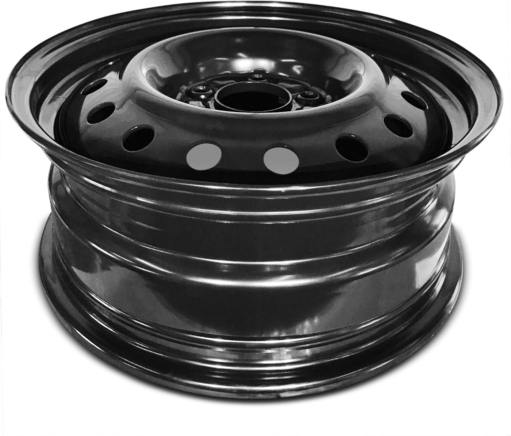 16 Inch 5 Lug Black Steel Wheel R30520