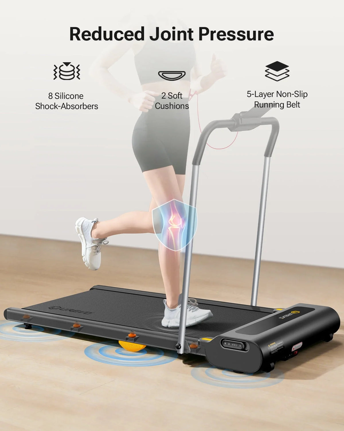 2 in 1 Folding Treadmill 2.5HP N8713