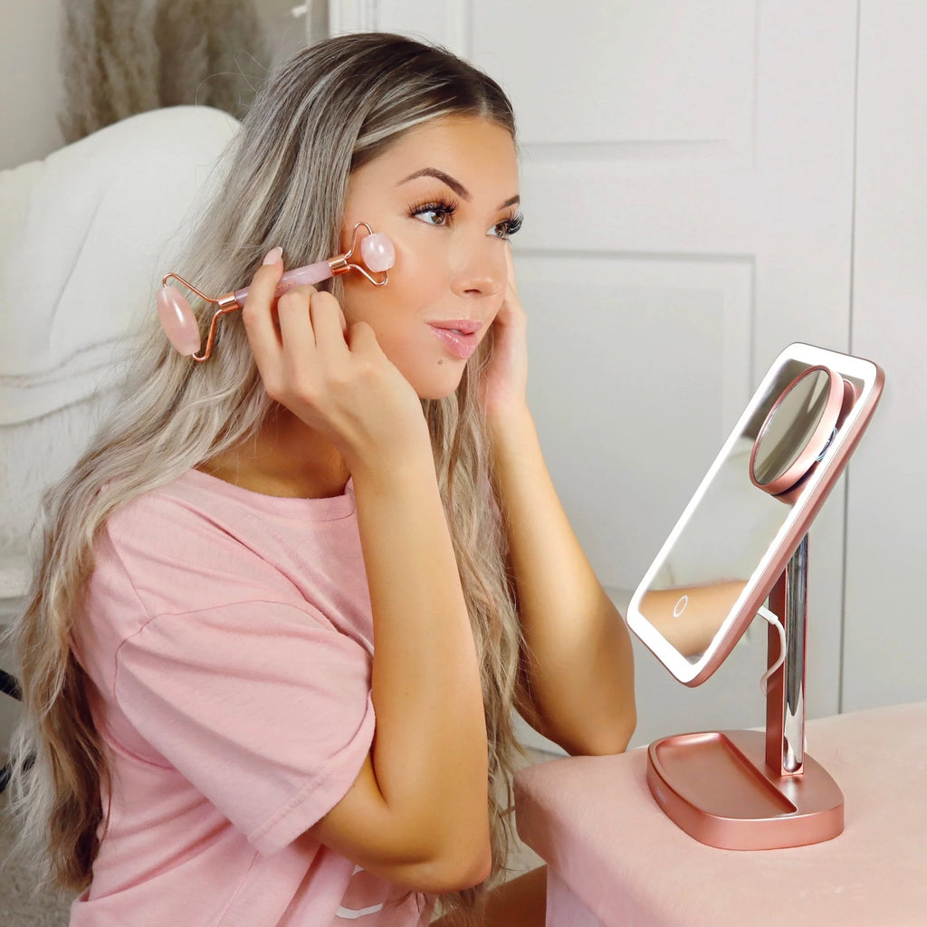 LED Makeup Vanity Mirror with 15x Magnifying Mirror N8854