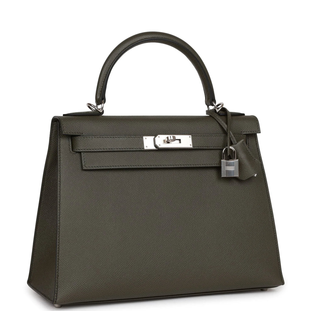 Vert De Gris Epsom Palladium Hardware Bag K488533
