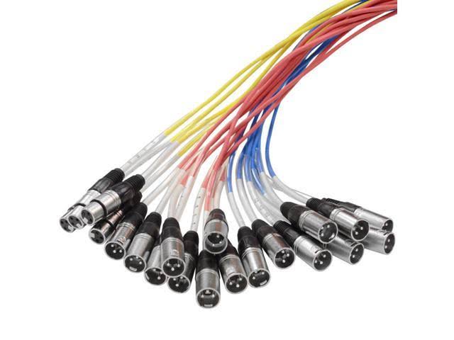16-Channel XLR Snake Cable with 4x XLR/TRS Returns S21553