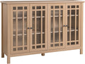4 Door Glass Accent Cabinet G988226