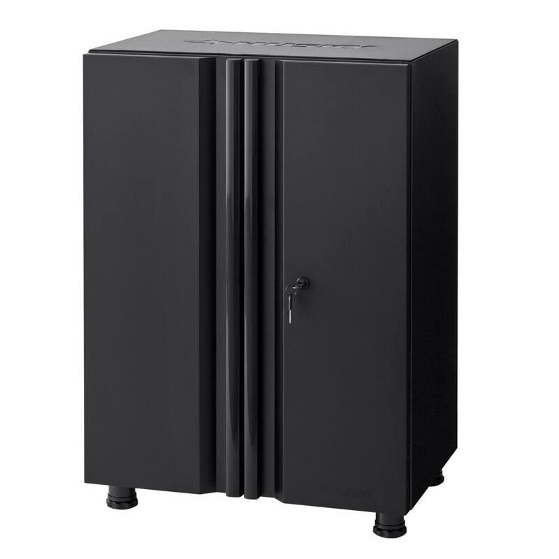 10-Piece Welded Steel Garage Storage System in Black Z675700