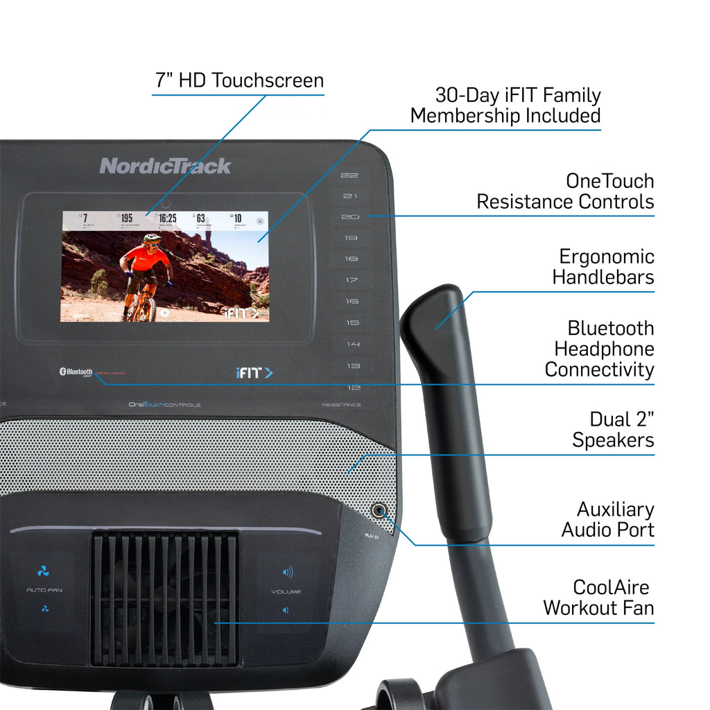 Exercise Bike with Touchscreen S61772