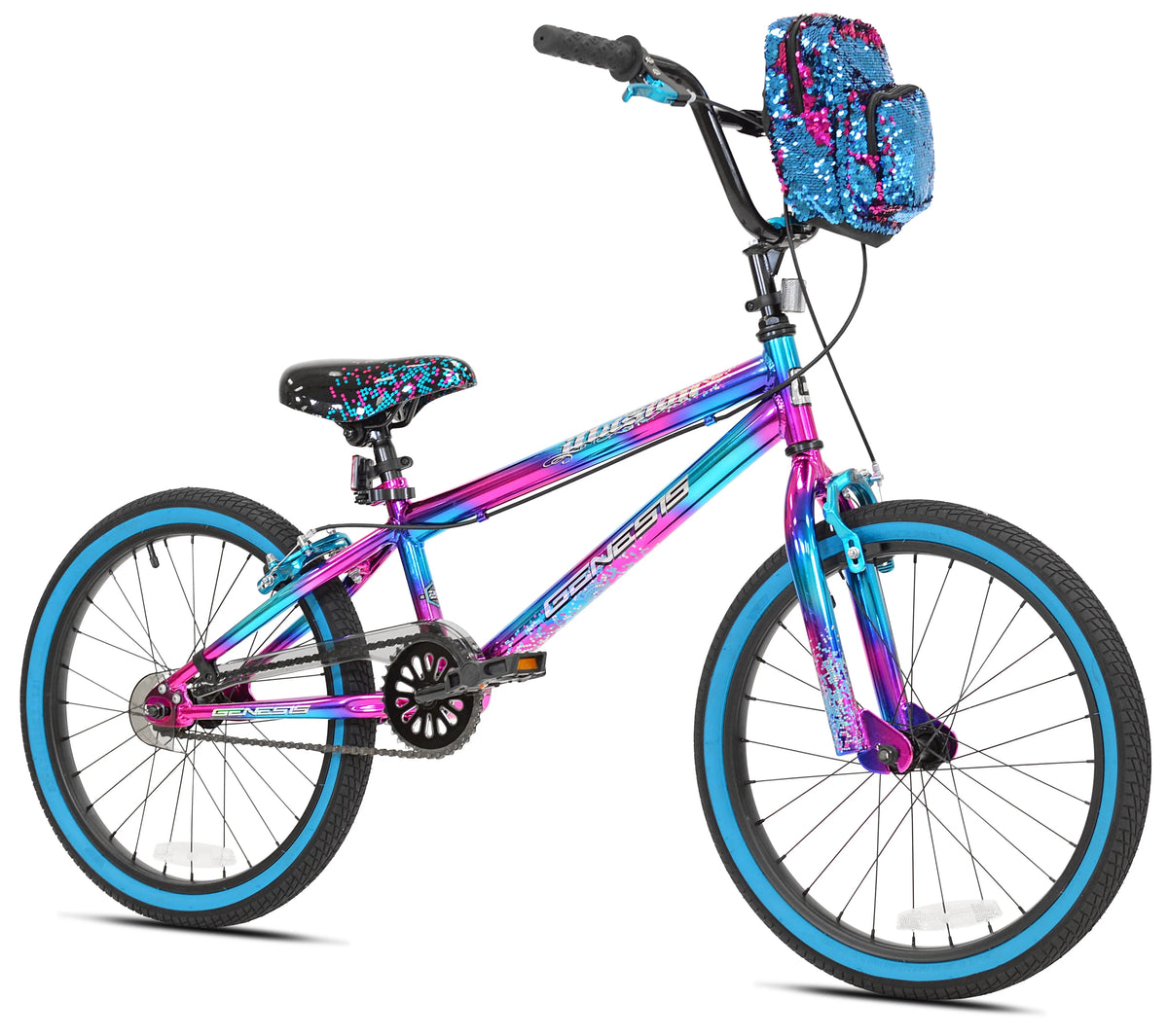Blue/Purple Girls Child Bike J392