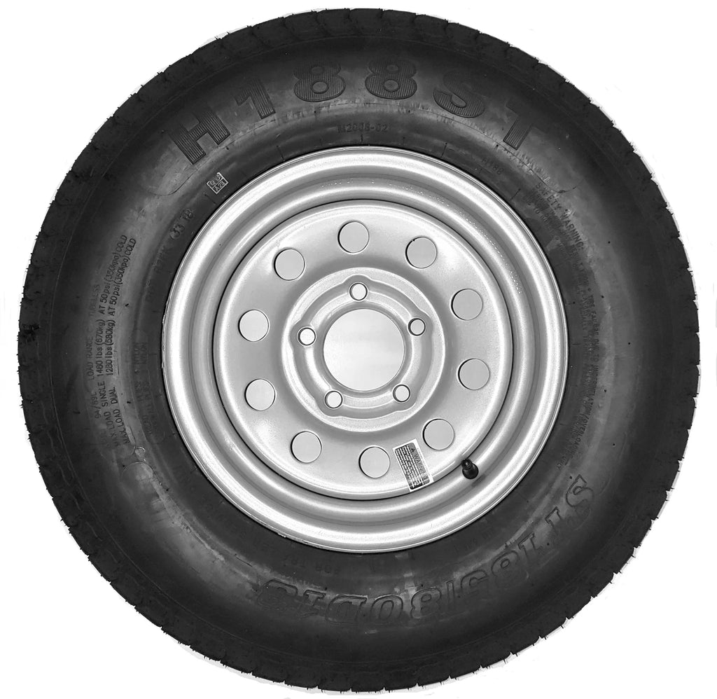 ST185/80D13 13 Trailer Tire On Rim M63435