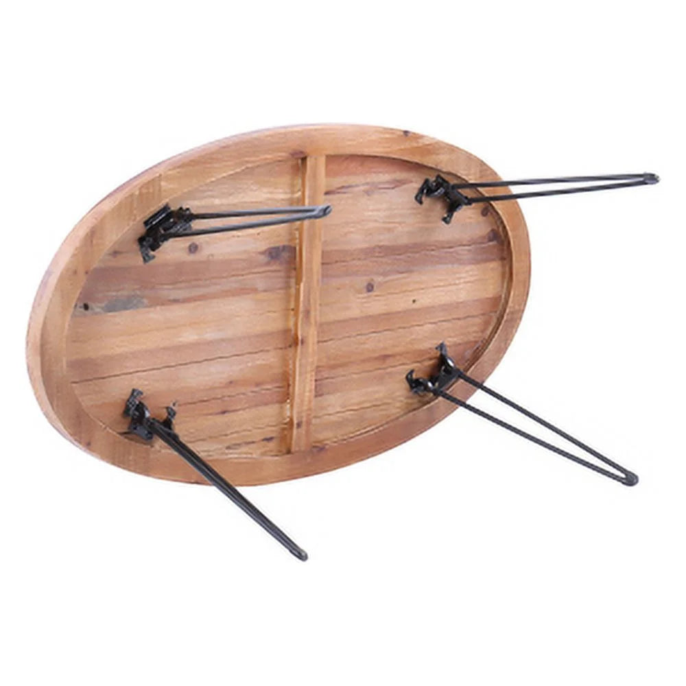 Reclaimed Wood Foldable Cocktail Table N709938
