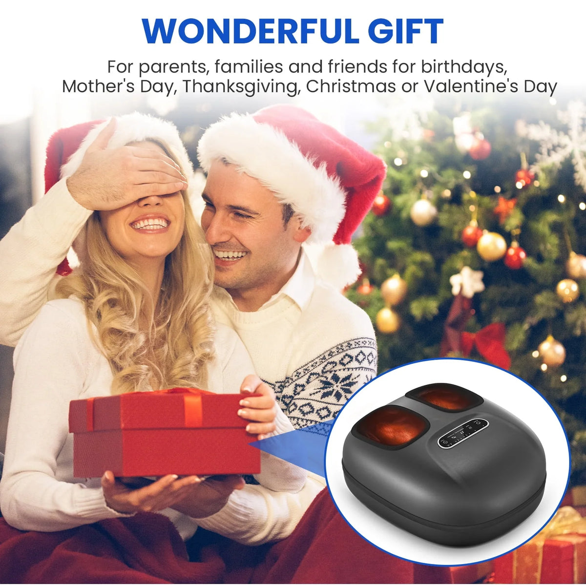 Black Shiatsu Foot Massager with Heat G3642
