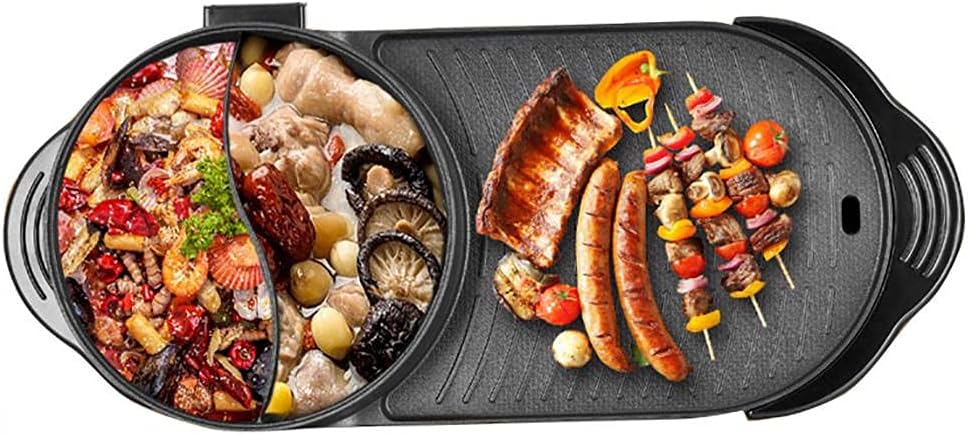 Hot Pot with Grill 2 IN 1, 1500W, Capacity for 3-4 People Y795820