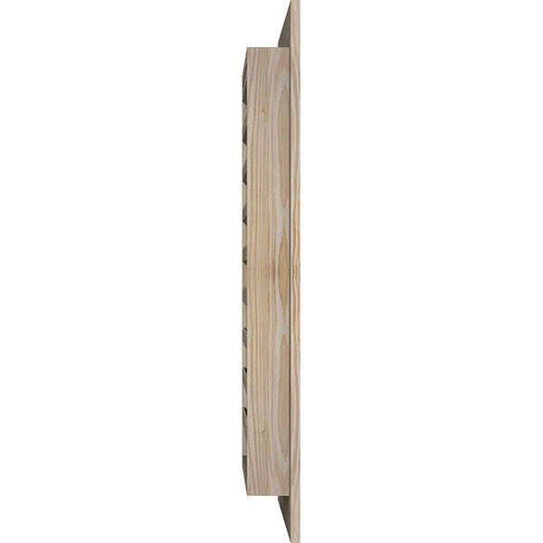 Unfinished Smooth Pine Gable Vent H846742
