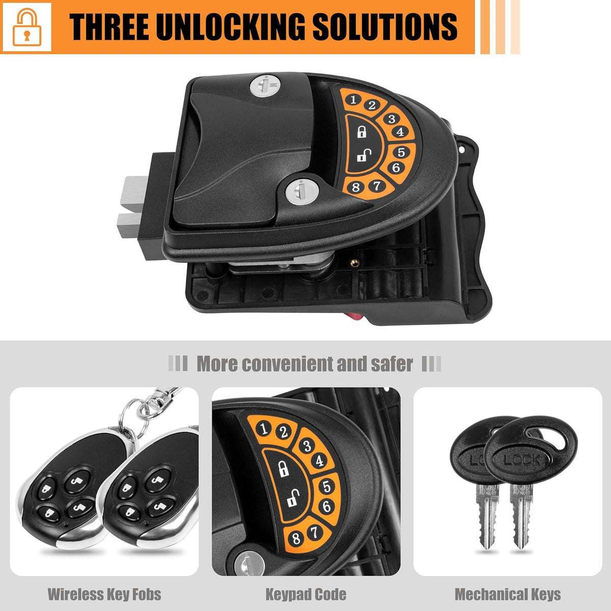 Keyless Entry RV Door Lock with Deadbolt and Keypad O47057