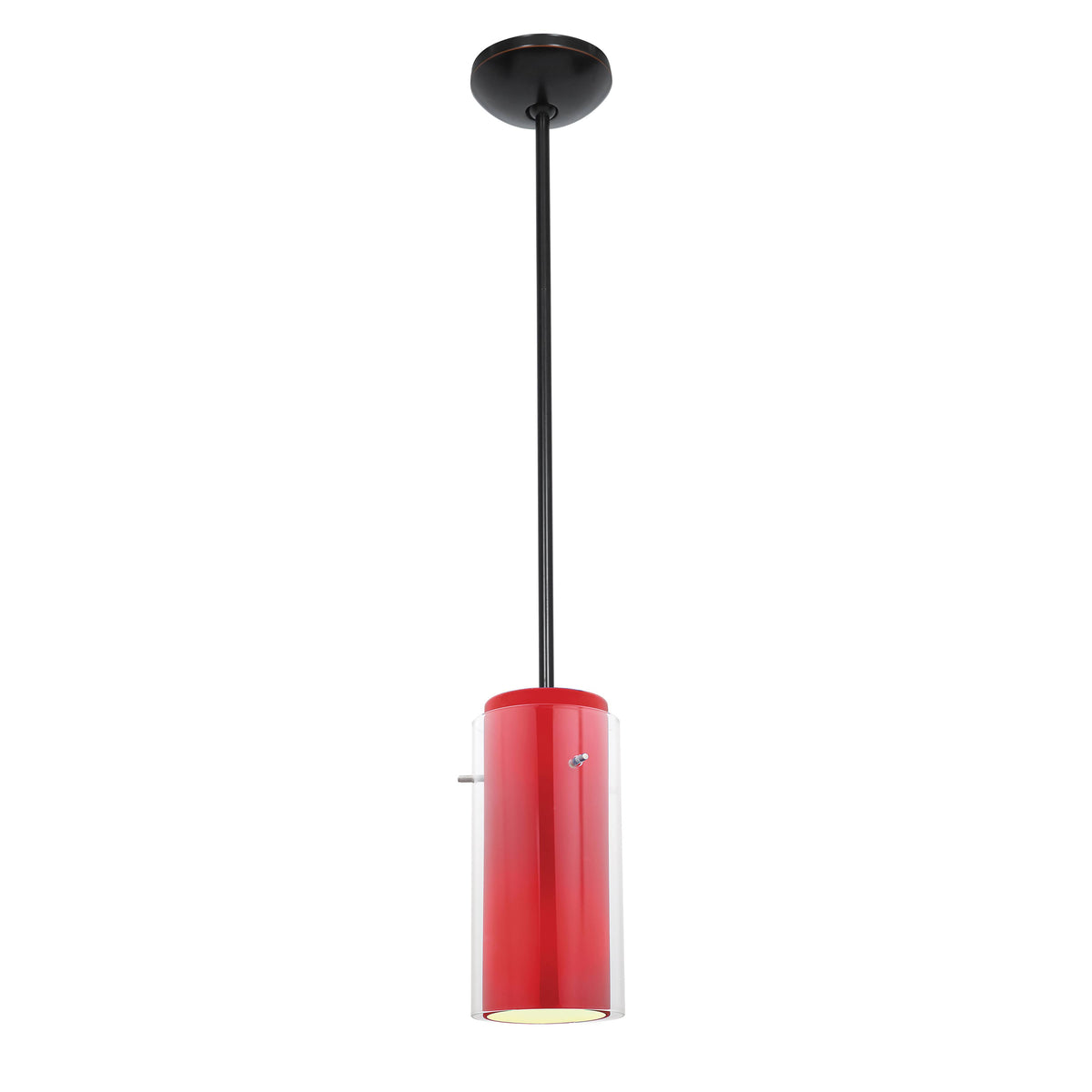Glass Cylinder Pendant Light V15181