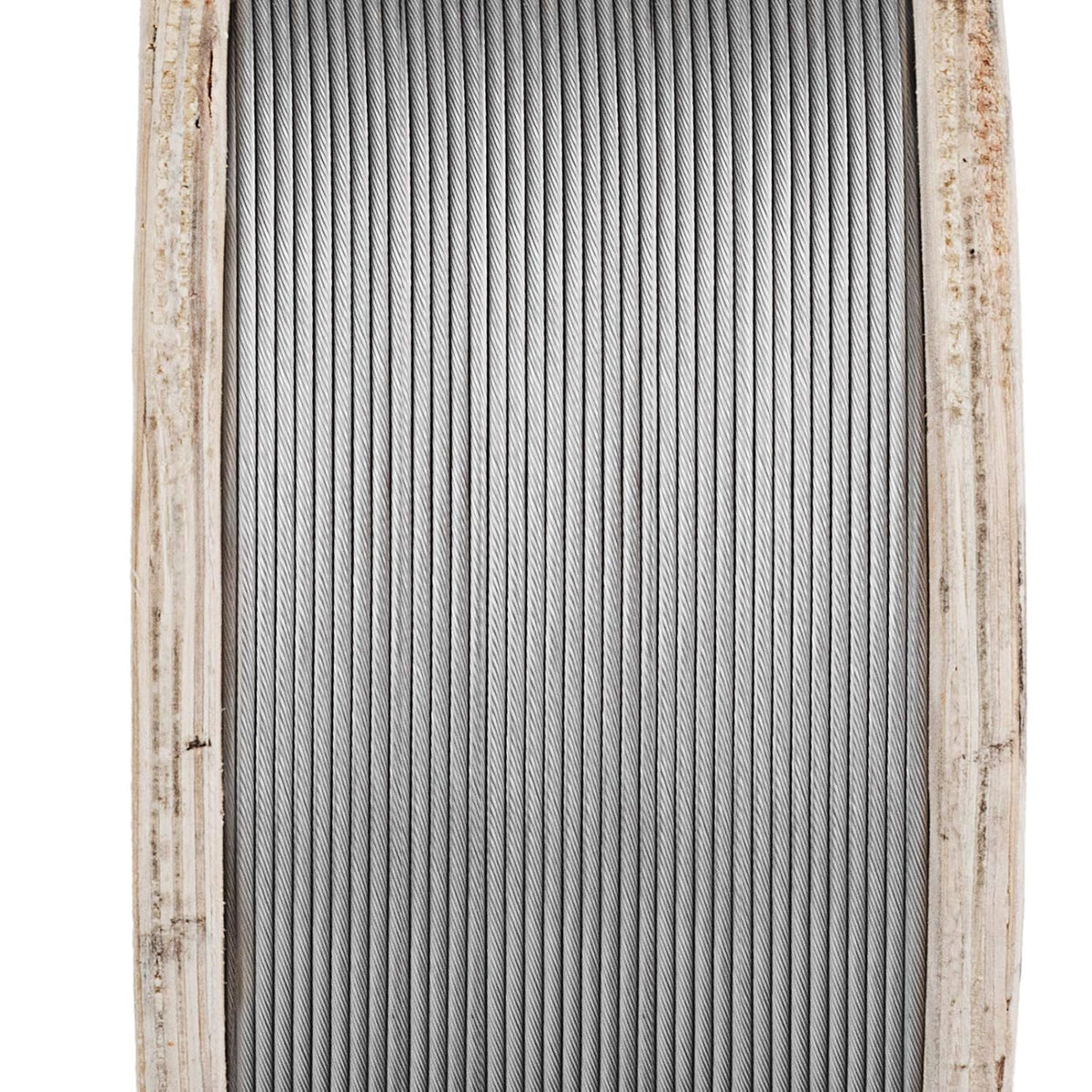 T316 Stainless Steel Wire Rope 1/8 1x19 Cable Y776544