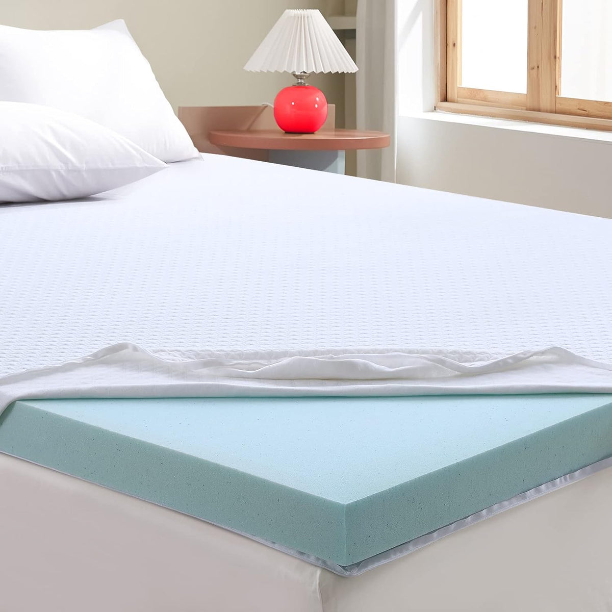 3 Inch Memory Foam Mattress Topper Queen Size D246