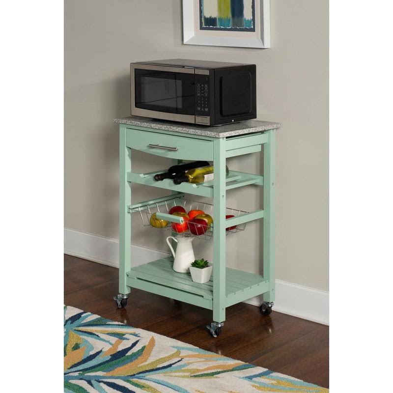 White Kitchen Cart Y328392