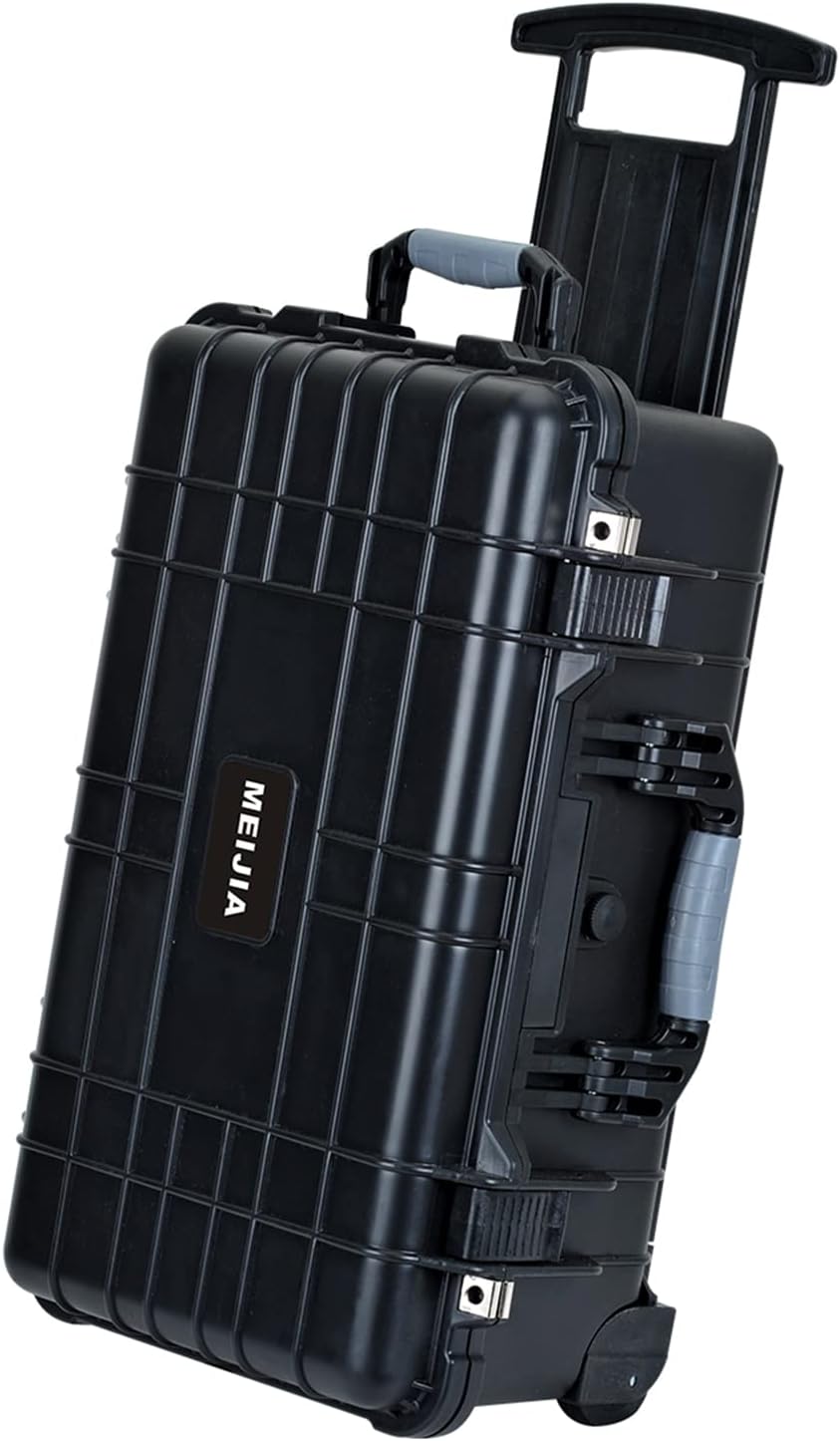 Waterproof Rolling Hard Camera Case with Foam Insert B1318