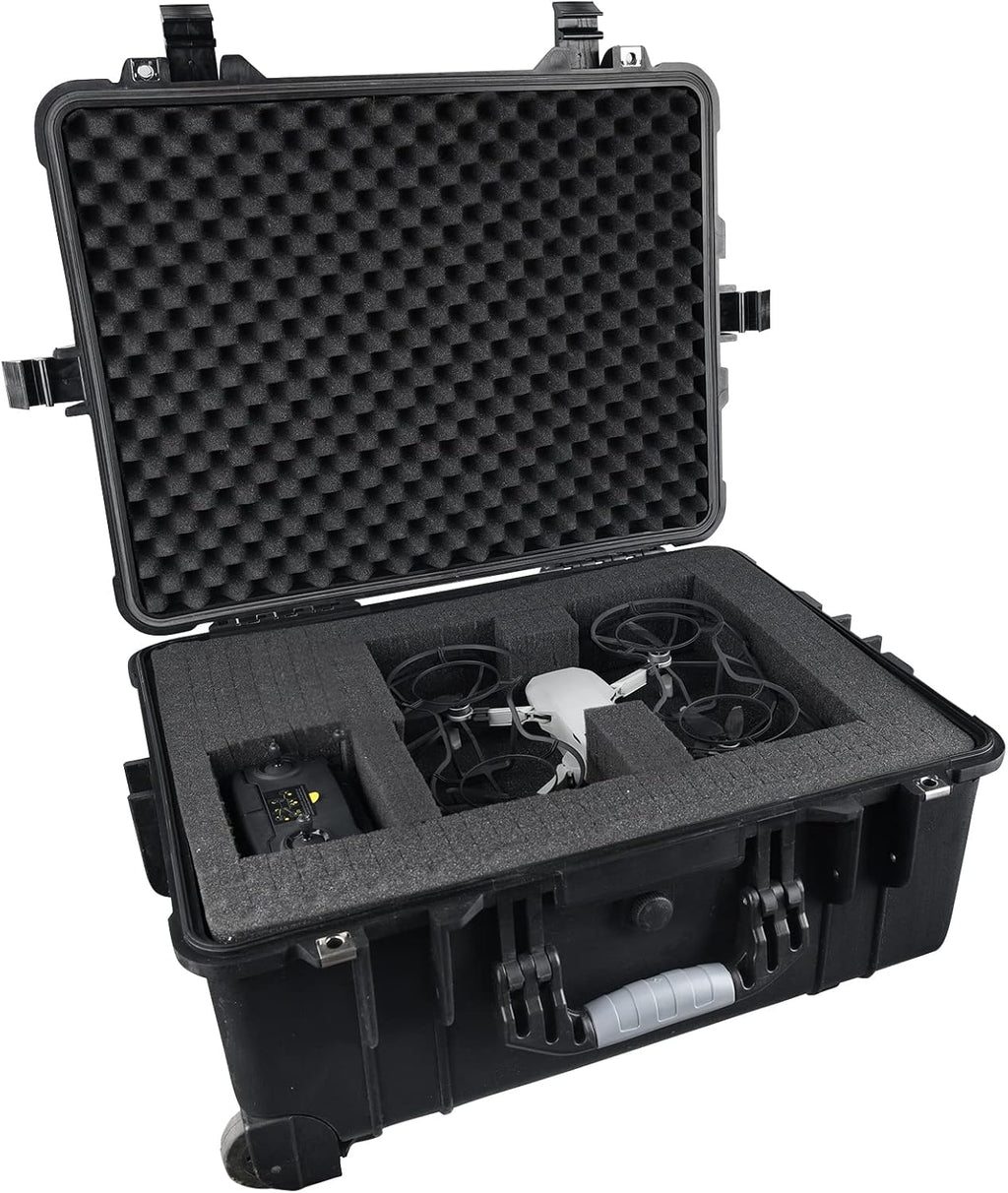 Waterproof Rolling Hard Camera Case with Foam Insert B1318