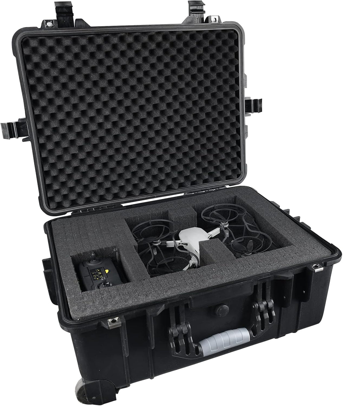Waterproof Rolling Hard Camera Case with Foam Insert B1318