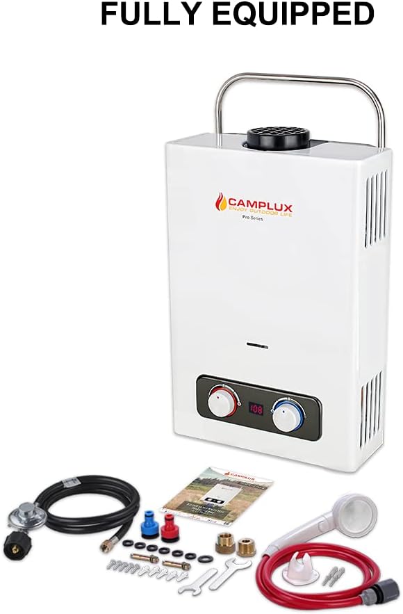 1.58GPM Outdoor Propane Tankless Gas Water Heater F198