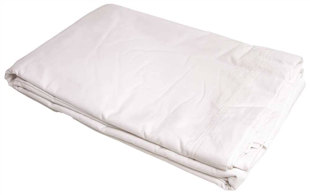 White Full Flat Bed Sheets F976