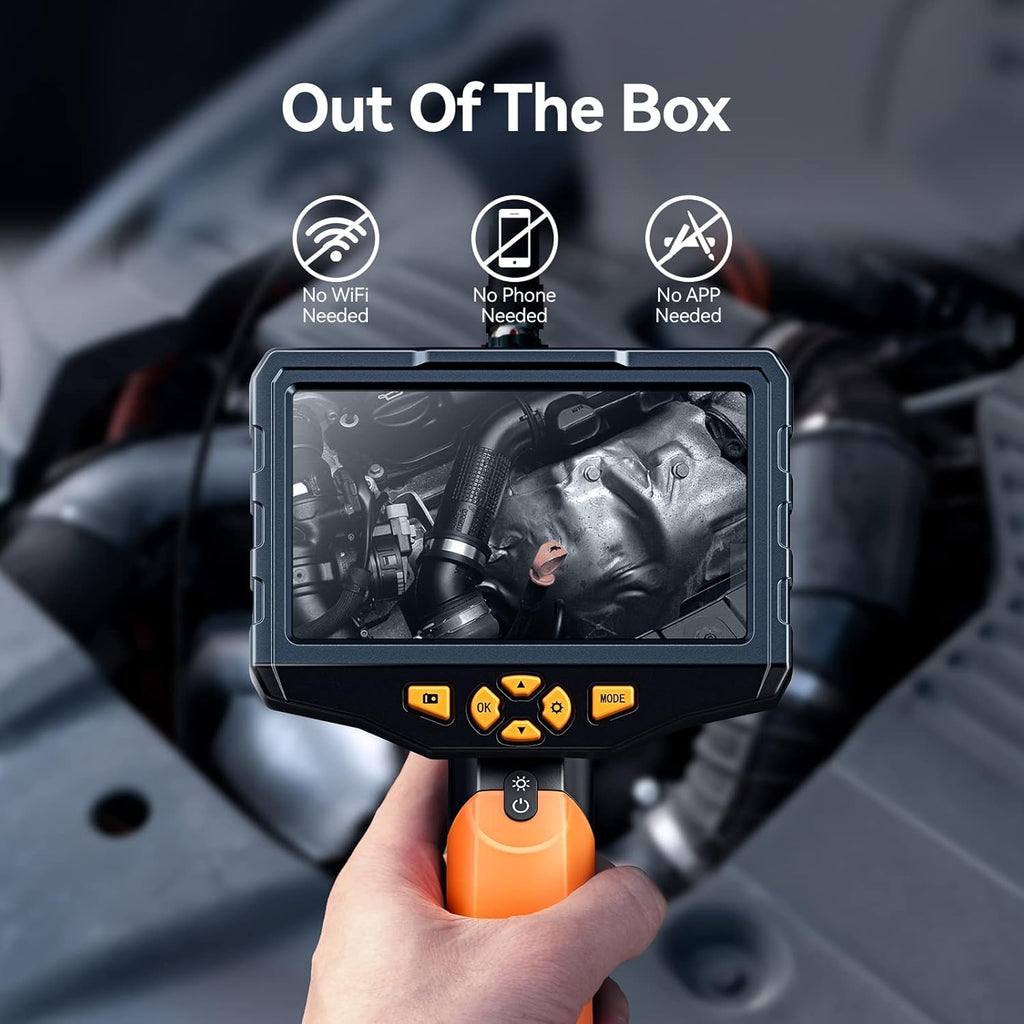 Handheld Borescope Inspection Camera with Screen P386