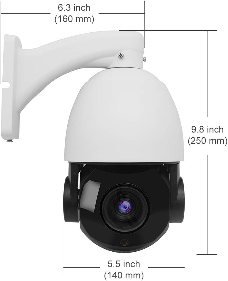 5MP PTZ IP POE Dome Security Camera 30x Optical Zoom W860111