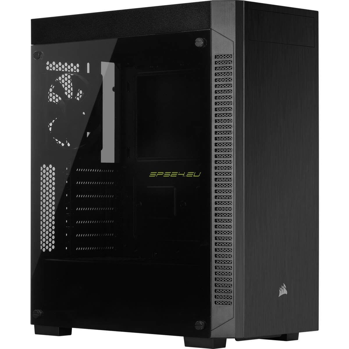 Black Mid-Tower Gaming Computer Case H7258