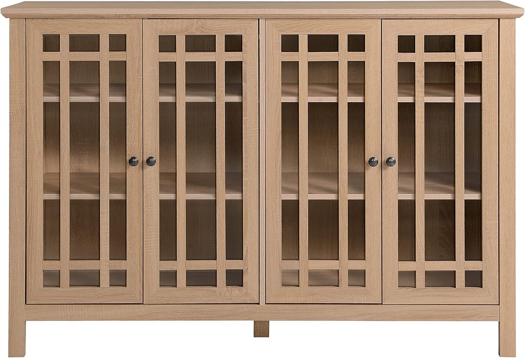 4 Door Glass Accent Cabinet G988226