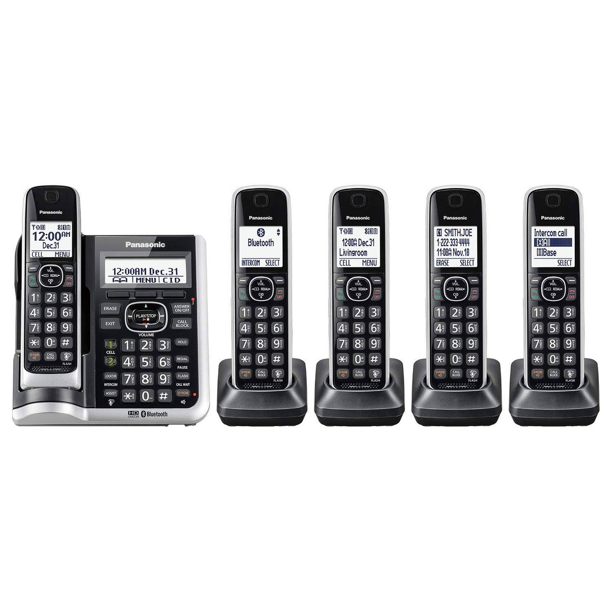 Bluetooth Cordless Phone System with Answering Machine U534329