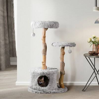 43x22 Double Branch Cat Tree J939