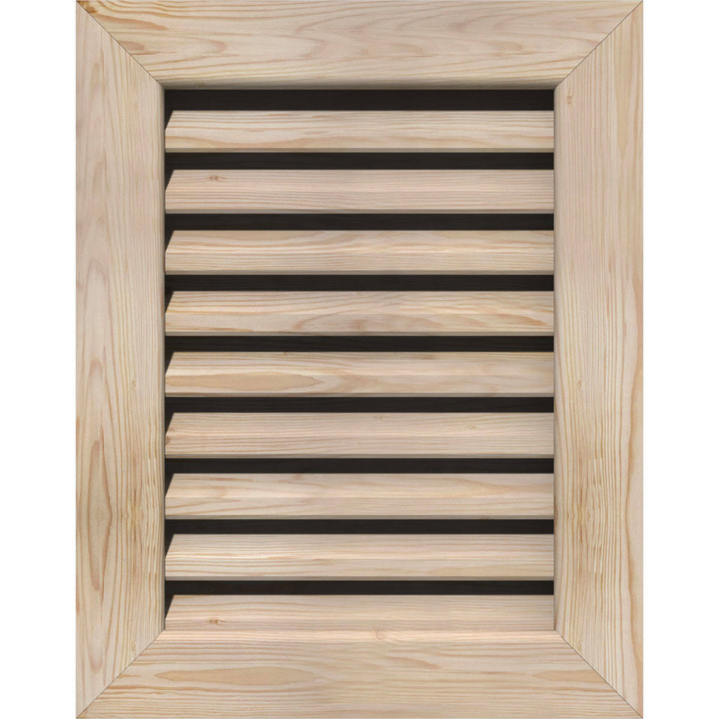Unfinished Smooth Pine Gable Vent H846742