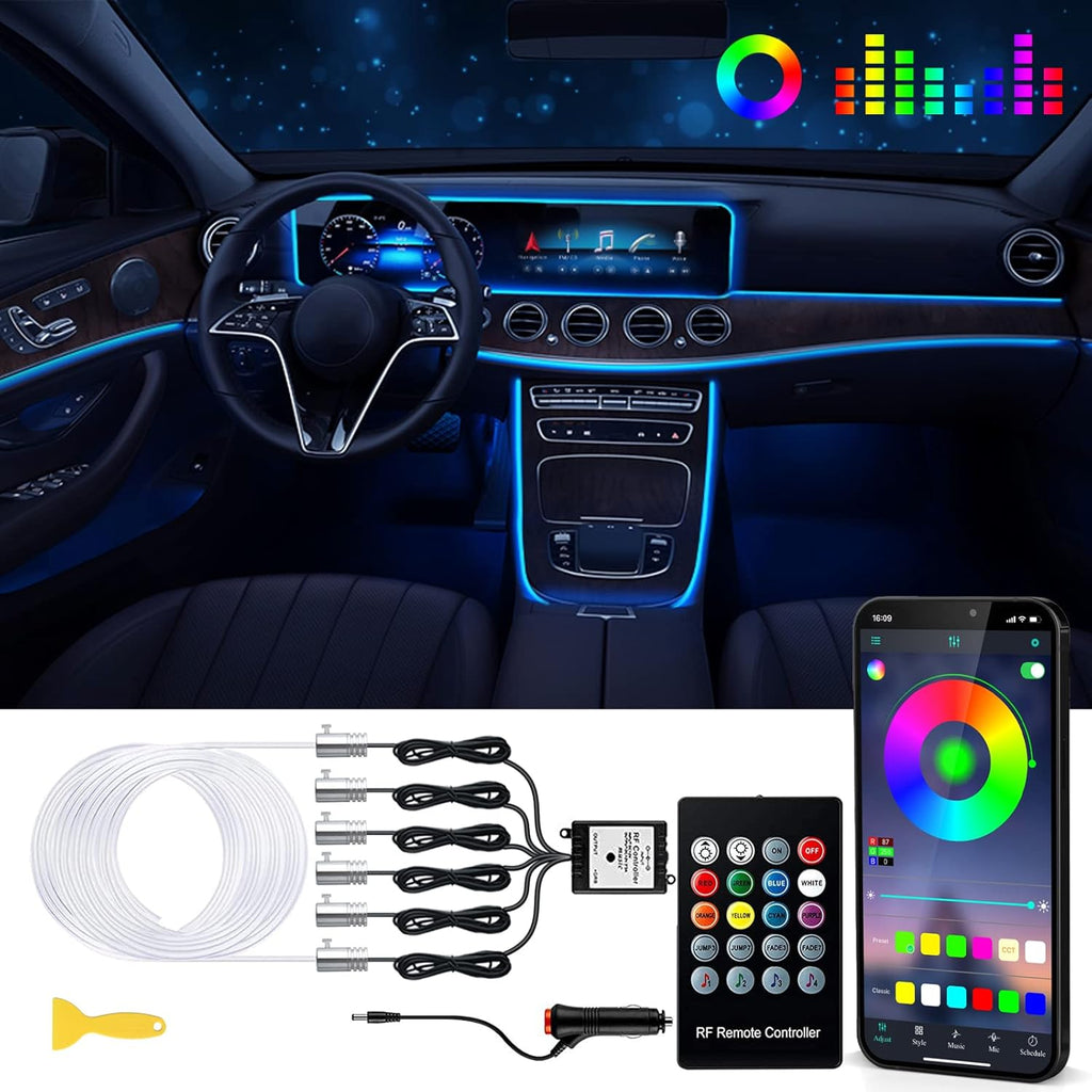 Car LED Strip Lights with Wireless APP and Remote Control P413084