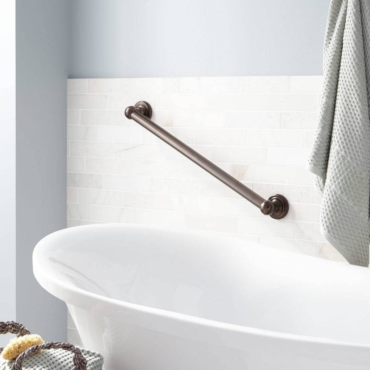 Oil Rubbed Bronze Grab Bar X155641