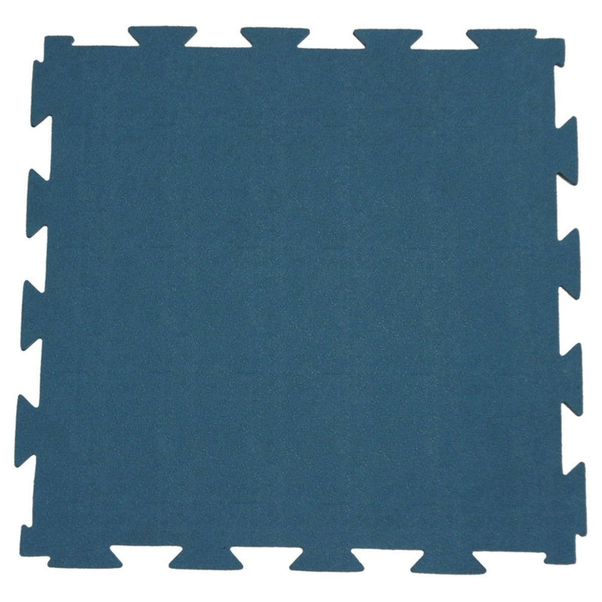 Blue 1/4 in Interlocking Rubber Flooring Tiles 5 Pack U67613