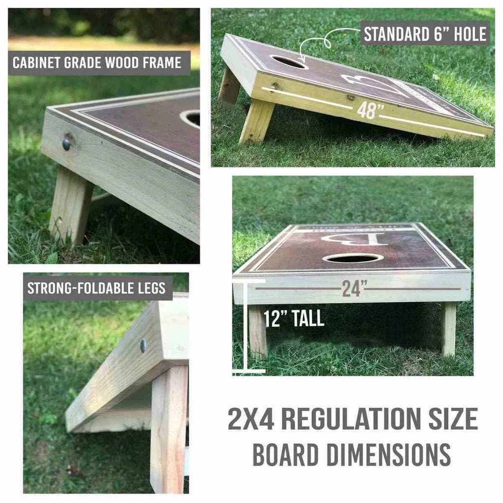 Solid Wood Cornhole Board Set S1139