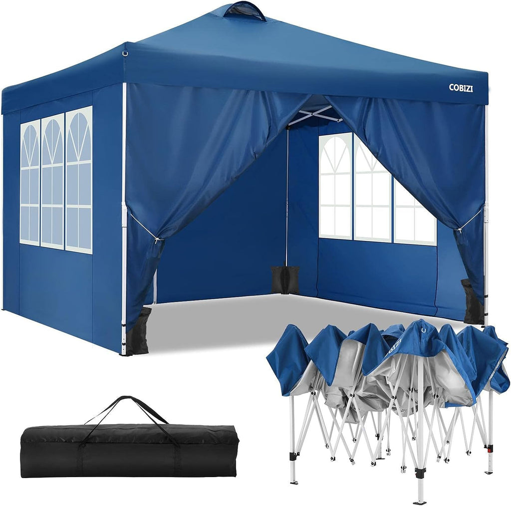 10x10 Pop-up Canopy Tent with 4 Sidewalls U1385