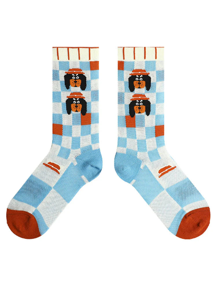Cartoon Puppy Pattern Socks E246236