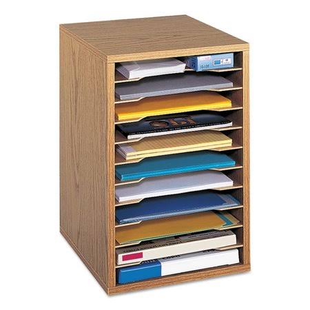 Wood Vertical Desktop Sorter, 11 Sections G184249