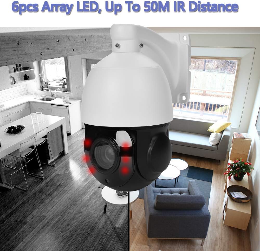 5MP PTZ IP POE Dome Security Camera 30x Optical Zoom W860111