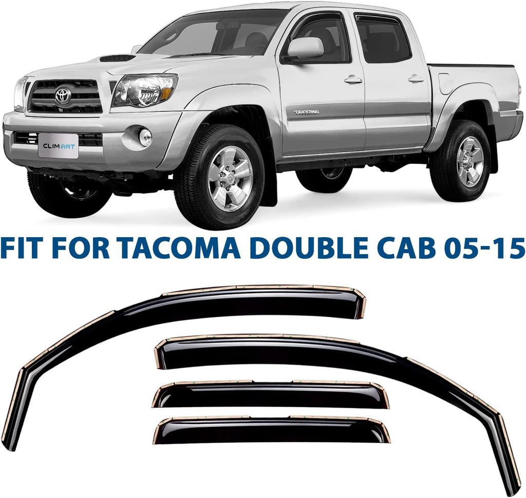 Dark Smoke Window Deflectors 4 pcs M85225