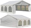 White 20'x20' Outdoor Party Tent Canopy Shelter Q63084