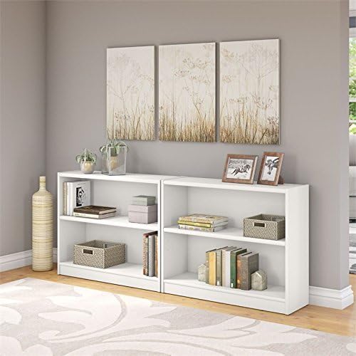 2 Shelf Bookcase Set of 2 V85112