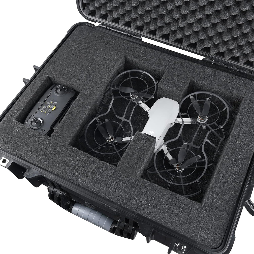 Waterproof Rolling Hard Camera Case with Foam Insert B1318
