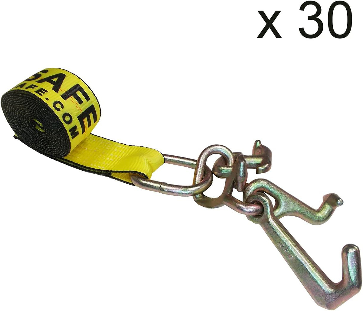2” x 10’ Auto Tie-Down Car Straps 30 Pack T196913