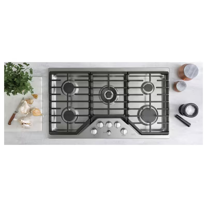 36 in. Stainless Steel Gas Cooktop with 5 Burners G747