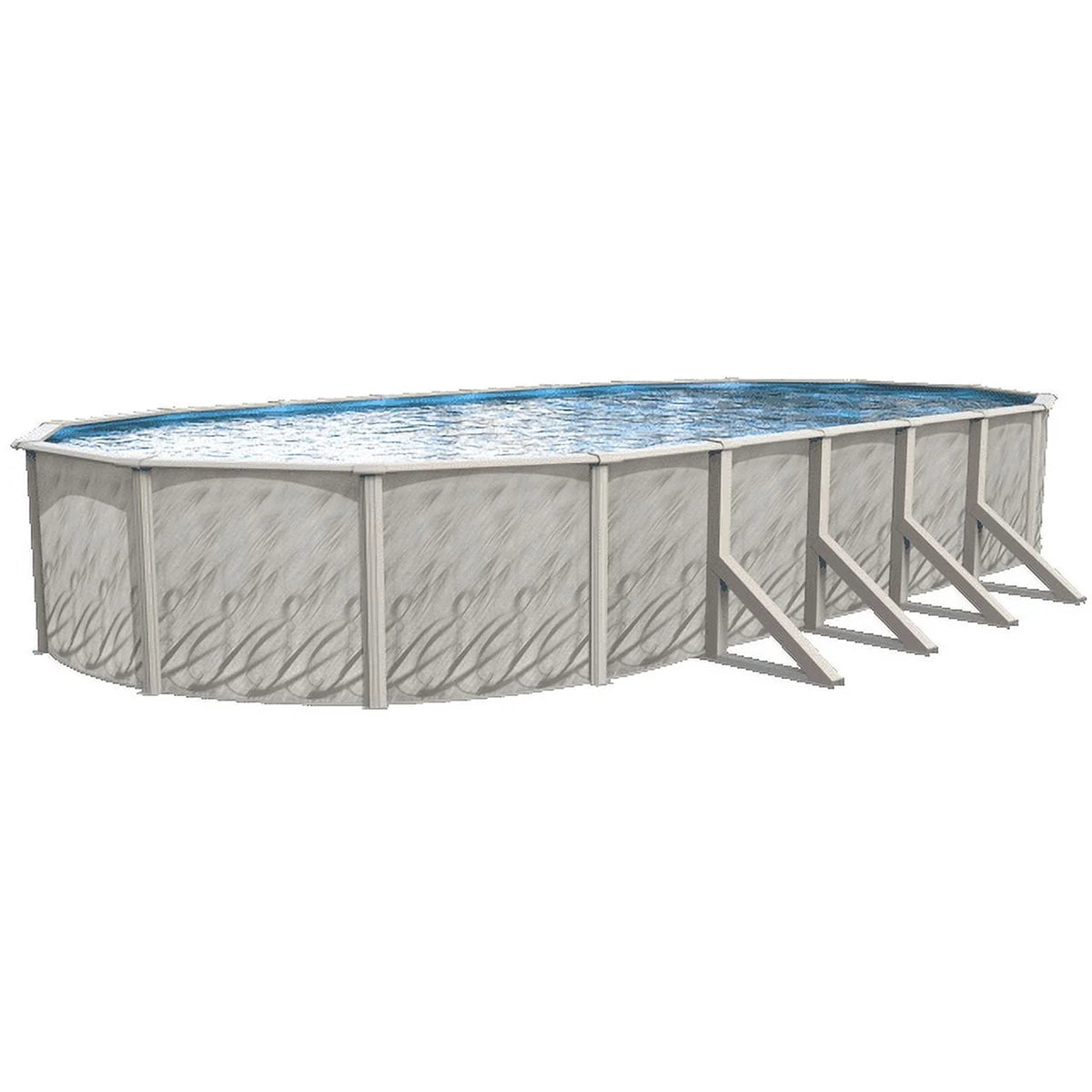 12' x 24' x 52 Oval Above Ground Swimming Pool O1923