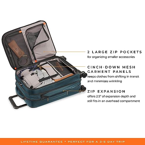 22" Expandable Spinner Carry On Luggage I7495