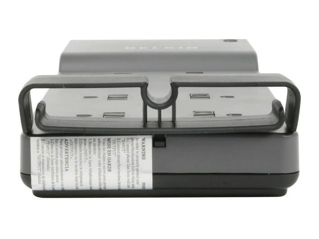 8 Outlet Surge Protector with 6 ft Cord, Black T9324