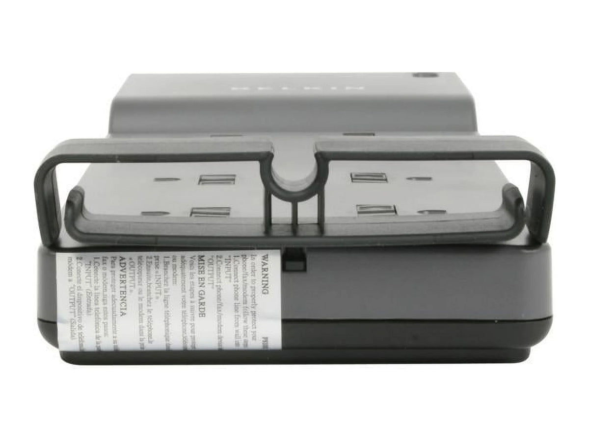 8 Outlet Surge Protector with 6 ft Cord, Black T9324